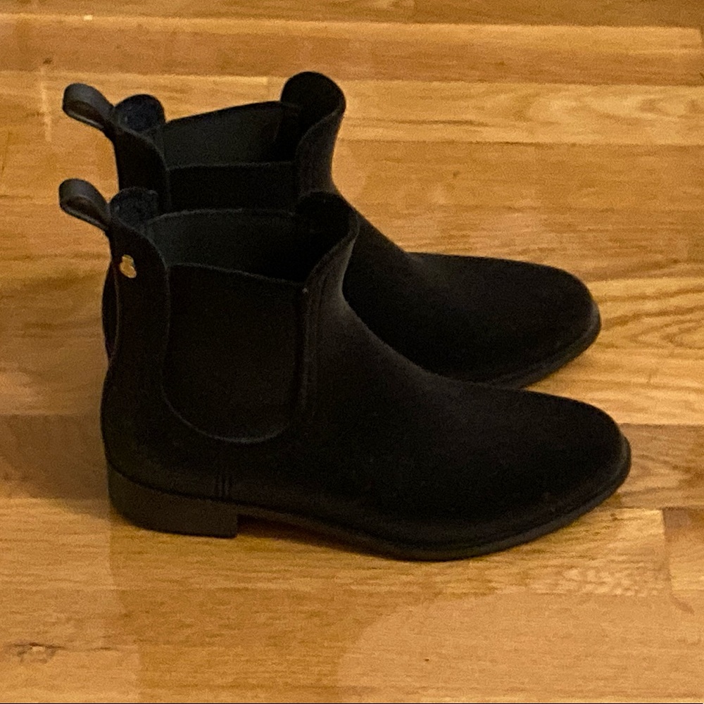 New Lemon Jelly black boots size 37 never worn (deep green)